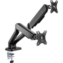 Suporte Articulado Para Dois Monitores Com Pistão a Gás Fortrek Fk 441s 17-32