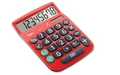 Calculadora de Mesa 8 Dígitos Mv-4131 Vermelha