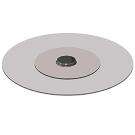 Prato Giratório para Mesa de Jantar 80cm (8mm)Transparente Jurerê