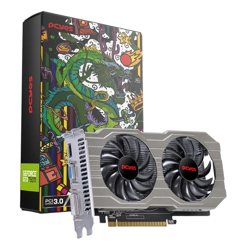 Gpu Gtx 750 Ti Gddr5 4Gb 128Bits Full Size Dual Fan Pa750Tir5Dffs