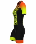 Macaquinho de Ciclismo Feminino Cravo