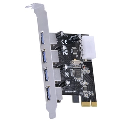 Placa USB Vinik Com 4 USB 3.0 Pci Express Pci-e X1 - Pu30-4