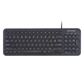 Teclado Multilaser Com Fio e Teclas Redondas - Tc234