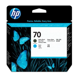 Cabeça De Impressão Hp 70 Preto Fosco/ciano Pluk C9404a