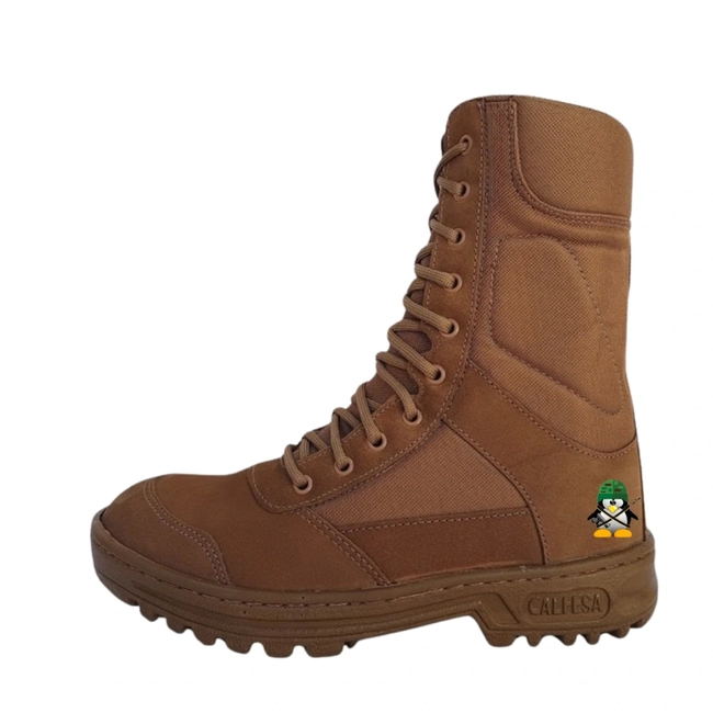 Coturno Calfesa Cobra Coyote (Com Zíper)