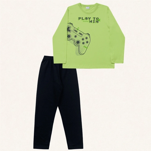 Conjunto Camiseta Manga Longa Play To Win Fakini - Masculino