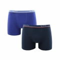 Cueca Lupo Boxer- Kit 2 Peças (Azul Royal/Azul Marinho)