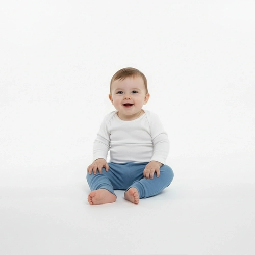 Mijão Taita Lisa 100% Algodão - Azul Acinzentado