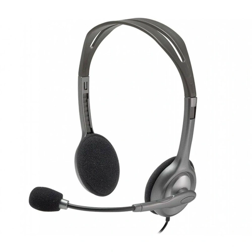 Headset Logitech H111 Analógico Estéreo Cinza - 981-000612-c