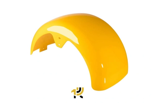 Paralama Traseiro Para Scooter Eletrica Hawk X7/x8 Yellow