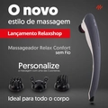 Massageador sem fio Corporal Elétrico Relax Confort Profissional