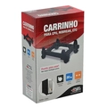 Suporte para gabinete com rodinhas Preto - Forceline