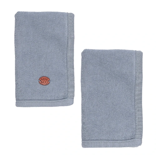 Kit 2 Toalhas de Boca Atoalhadas Azul