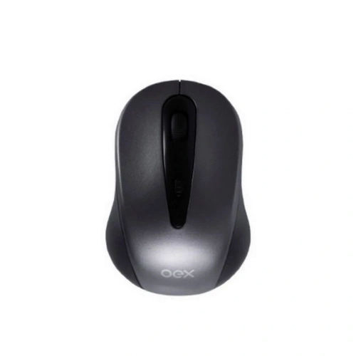 Mouse Sem Fio Optico 800 A 1600pi Ms408 Chumbo Oex