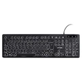 Teclado VINIK Usb Multimidia Slim Chocolate Teclas Redondas Led Branco 1.8m - TC200