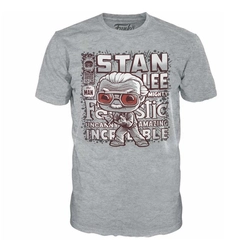 Pop! Tees Camiseta Marvel- Stan Lee - Tam. p