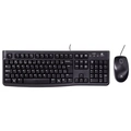 Kit Teclado e Mouse USB Logitech Preto - Mk120 920-004429