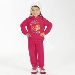 Conjunto Moletom Manga Longa com Capuz Joaninha Cativa - Feminino