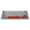 Teclado Mecanico Gamer Pcyes Kuromori White Ghost Rainbow Switch Blue - PTKMWG60BL