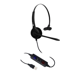 Headset, Premium, mono-auricular, USB, - FP-350 Top Use
