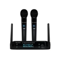 Microfone Sem Fio de Mao Duplo Ls-962 Digital Preto Leson