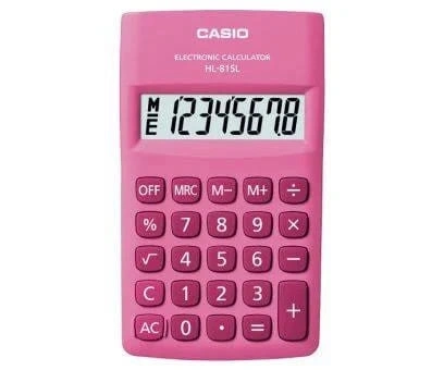 Calculadora de Bolso 8 Digitos Rosa - Hl-815l-pk-w-dp