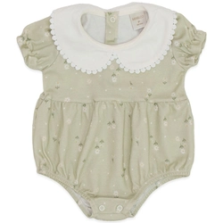 Body Banho de Sol Manga Curta Gola Suedine Feminino - Little Sweet