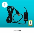 Fone Headset Rapoo Com Microfone Sem Ruído Usb Pc  Notebook Preto - Ra020