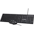 Kit Mouse e Teclado Office c13 Fortrek USB Preto - 84936