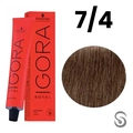 Schwarzkopf Igora Royal Coloração 7/4 Louro Médio Beige 60ml