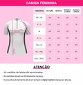 Camisa de Ciclismo Feminina Sarracenia
