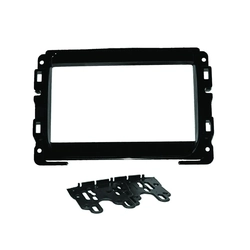 Moldura Fiamon 2 Din Fiat Toro/mobi Completo/uno Completo Preto Fosco