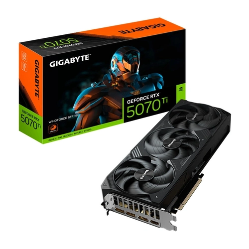 Placa de Vídeo 16GB RTX5070TI Gigabyte Windforce - GV-N507TWF3-16GD