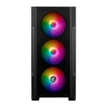 Gabinete Gamer MSI Mag Forge M100A, Mid Tower, RGB, Lateral de Acrilico, 4 Fans, Preto - 306-7G20A21-809