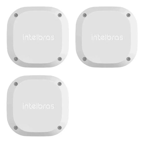 Kit 3 Caixa De Passagem Cftv Intelbras Vbox 1100e
