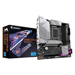 Placa Mãe Gigabyte B760M Aorus Elite AX, Wi-Fi, Chipset B760, Intel LGA 1700, mATX, DDR5
