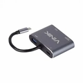 Adaptador Type c 4-em-1 para Hdmi Vga Pd e Usb 3.0 Vinik - At41vn