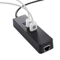 Cabo Adaptador Usb-c Tipo-c Para Hub 3 Portas USB 3.0 Rj45 /1000 Mbps Jc-tyc-r03