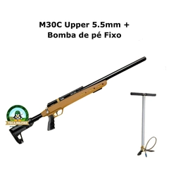 Kit Carabina PCP M30C Upper 5,5mm  (Artemis) + Bomba de Pé Fixo
