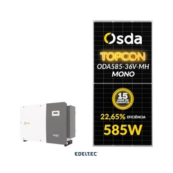 Gerador Edeltec Solar Solis 142,74 Kwp Tri. 380v Metalico (110k/585w)
