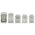 Conector Rj45 8x8 Cat5e (pacote C/100 Conectores) Cy-p8p8c00-100