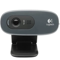 Webcam Logitech, C270 HD, 720p, 3MP, microfone embutido, preta -  960-000694