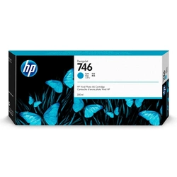Cartucho De Tinta Hp 746 Ciano Pluk 300ml P2v80a