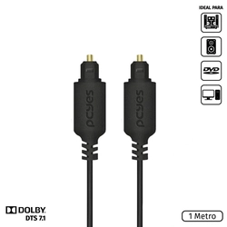 Cabo Óptico Digital Toslink Macho 1 Metro - Pod-1