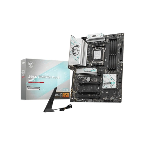 Placa Mãe MSI B850 GAMING PLUS WIFI, Chipset B850, AMD AM5, ATX, DDR5