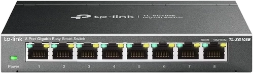 Switch 8 Portas Tp-link Easy Smart 10/100/1000mbps - Tl-sg108e