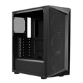 Gabinete Cooler Master Cmp 510 - Argb - Lateral de Vidro Temperado - 3 Fans - Preto - Cp510-kgnn-s00