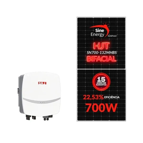 GERADOR SOLAR – SAJ 2,80 KWP 220V LAJE – SAJ