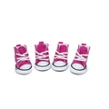 Tenis Bota Caes e Gatos tipo All Star Rosa Número 3