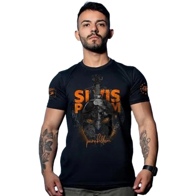 Camiseta Gladiador Si Vis Pacem - Laranja (Team Six)